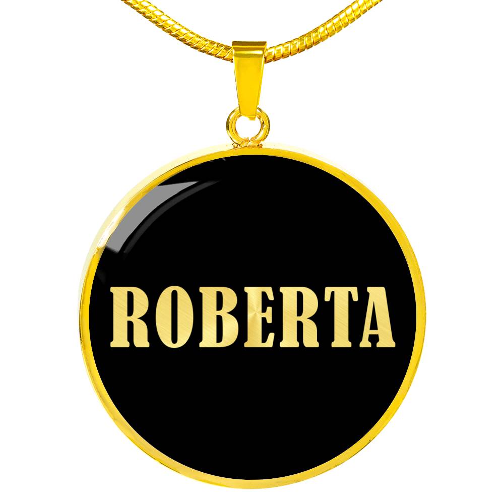 Roberta v02 - 18k Gold Finished Luxury Necklace