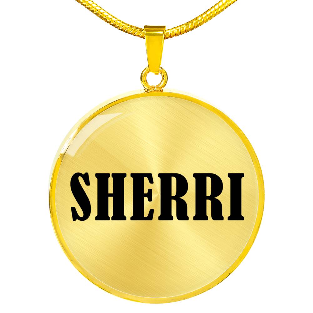 Sherri v01 - 18k Gold Finished Luxury Necklace