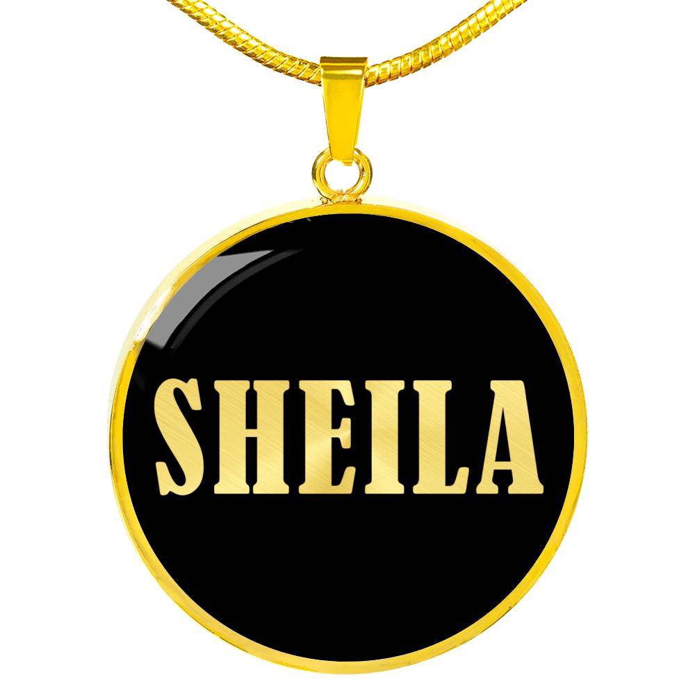Sheila v02 - 18k Gold Finished Luxury Necklace