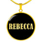 Rebecca v02 - 18k Gold Finished Luxury Necklace