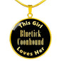 Bluetick Coonhound v2 - 18k Gold Finished Luxury Necklace