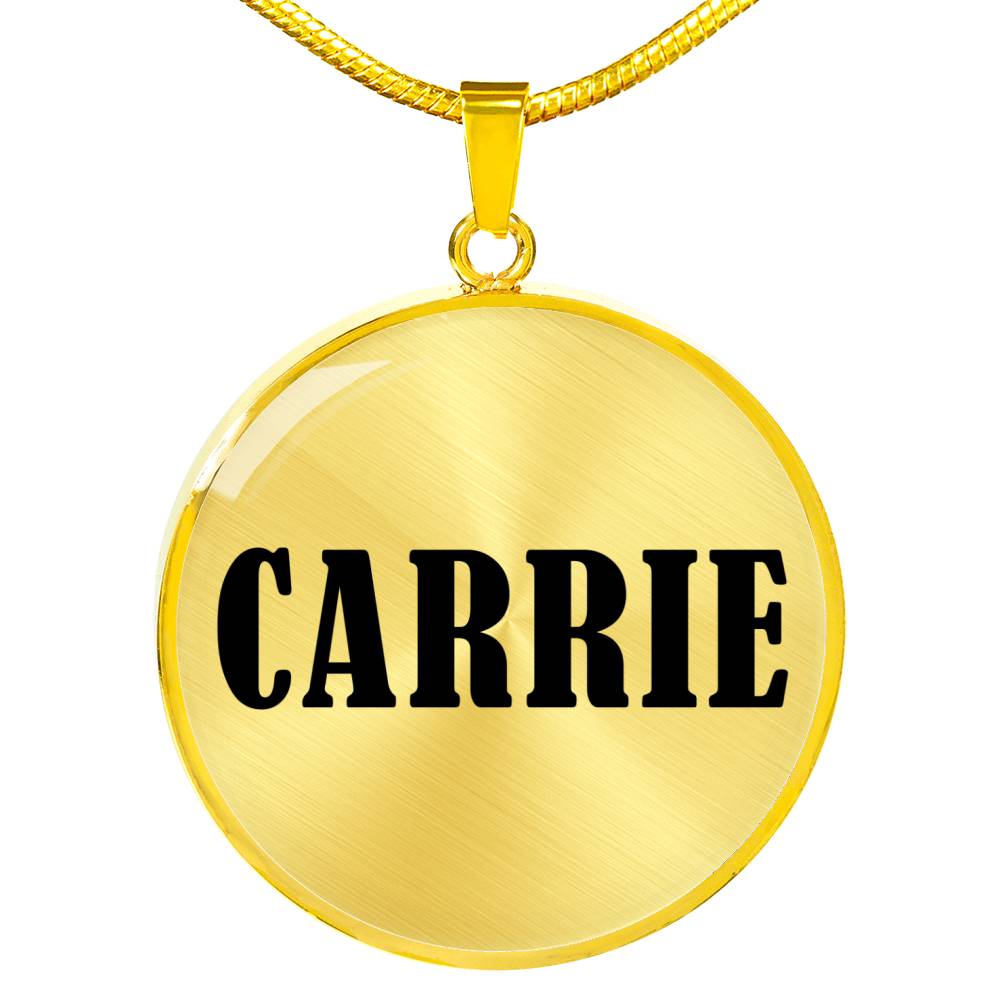 Carrie v01 - 18k Gold Finished Luxury Necklace