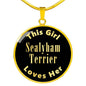 Sealyham Terrier v2 - 18k Gold Finished Luxury Necklace