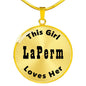 LaPerm - 18k Gold Finished Luxury Necklace
