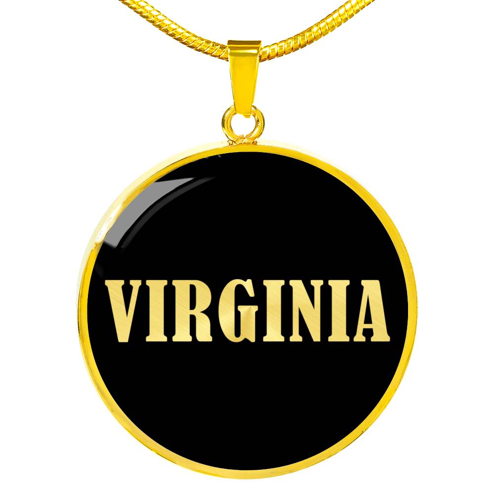 Virginia v02 - 18k Gold Finished Luxury Necklace