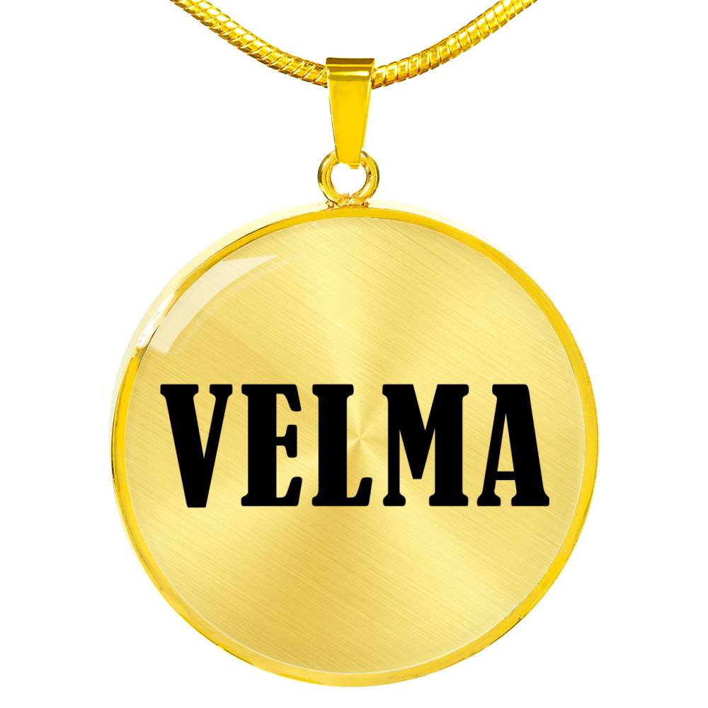 Velma v01 - 18k Gold Finished Luxury Necklace