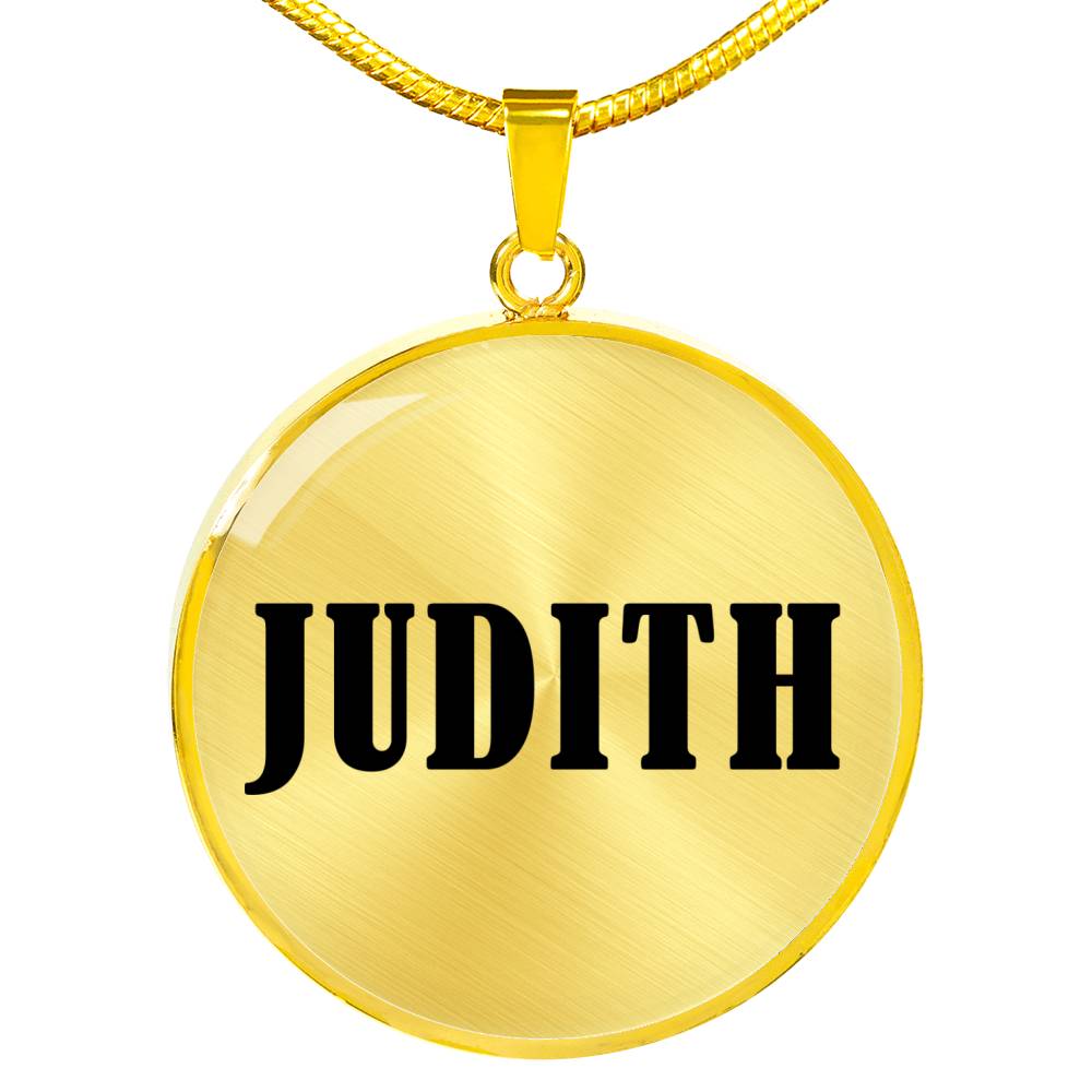 Judith v01 - 18k Gold Finished Luxury Necklace