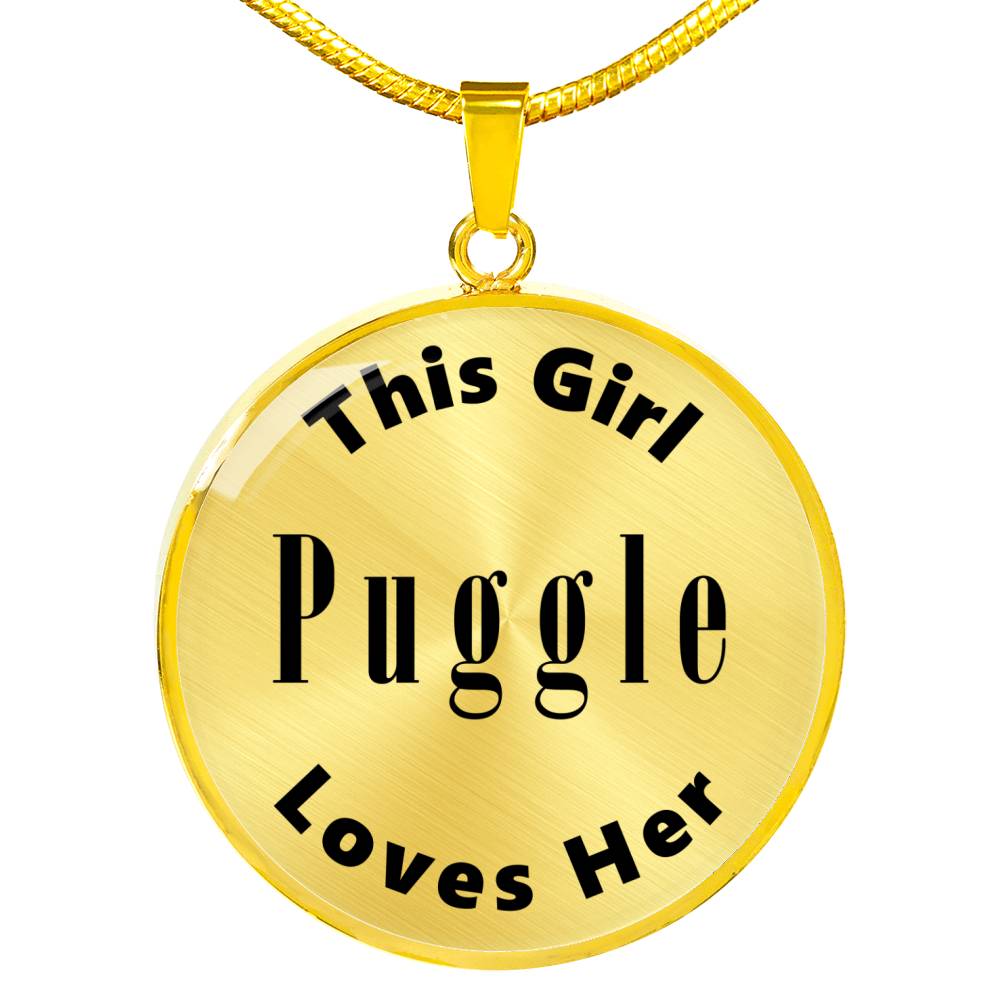 Puggle - 18k Gold Finished Luxury Necklace