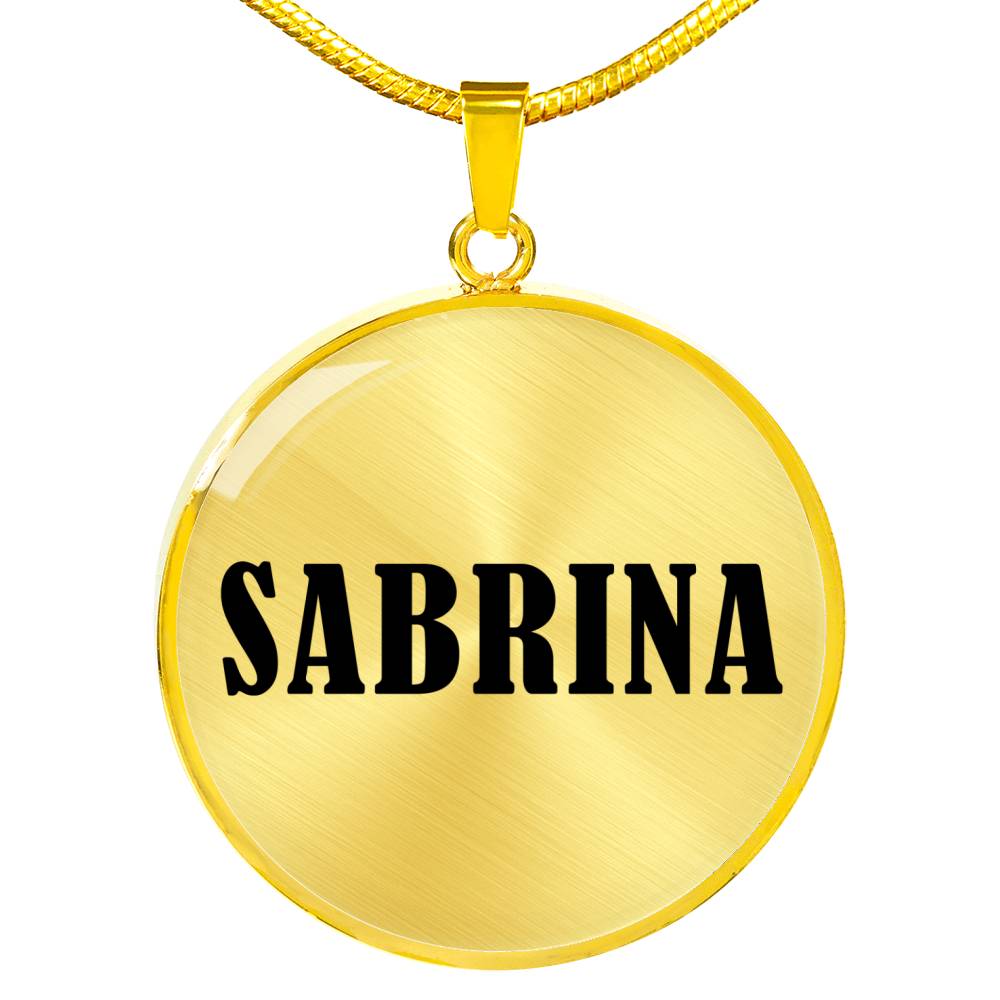Sabrina v01 - 18k Gold Finished Luxury Necklace