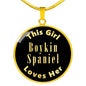 Boykin Spaniel v2 - 18k Gold Finished Luxury Necklace