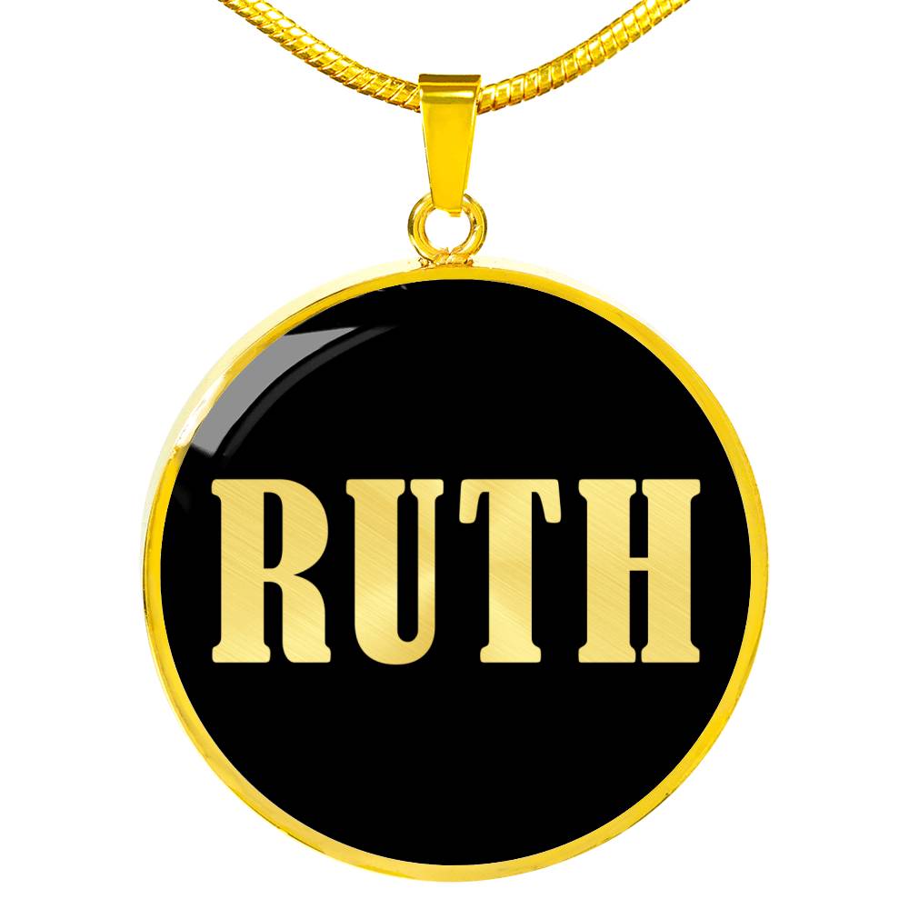 Ruth v02 - 18k Gold Finished Luxury Necklace