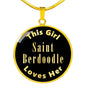 Saint Berdoodle v2 - 18k Gold Finished Luxury Necklace