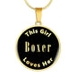 Boxer v1 - 18k Gold Finished Luxury Necklace