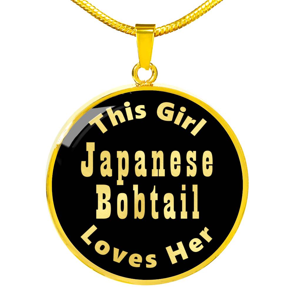 Japanese Bobtail v2 - 18k Gold Finished Luxury Necklace