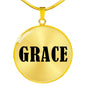 Grace v01 - 18k Gold Finished Luxury Necklace