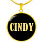 Cindy v02 - 18k Gold Finished Luxury Necklace