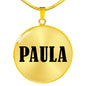Paula v01 - 18k Gold Finished Luxury Necklace