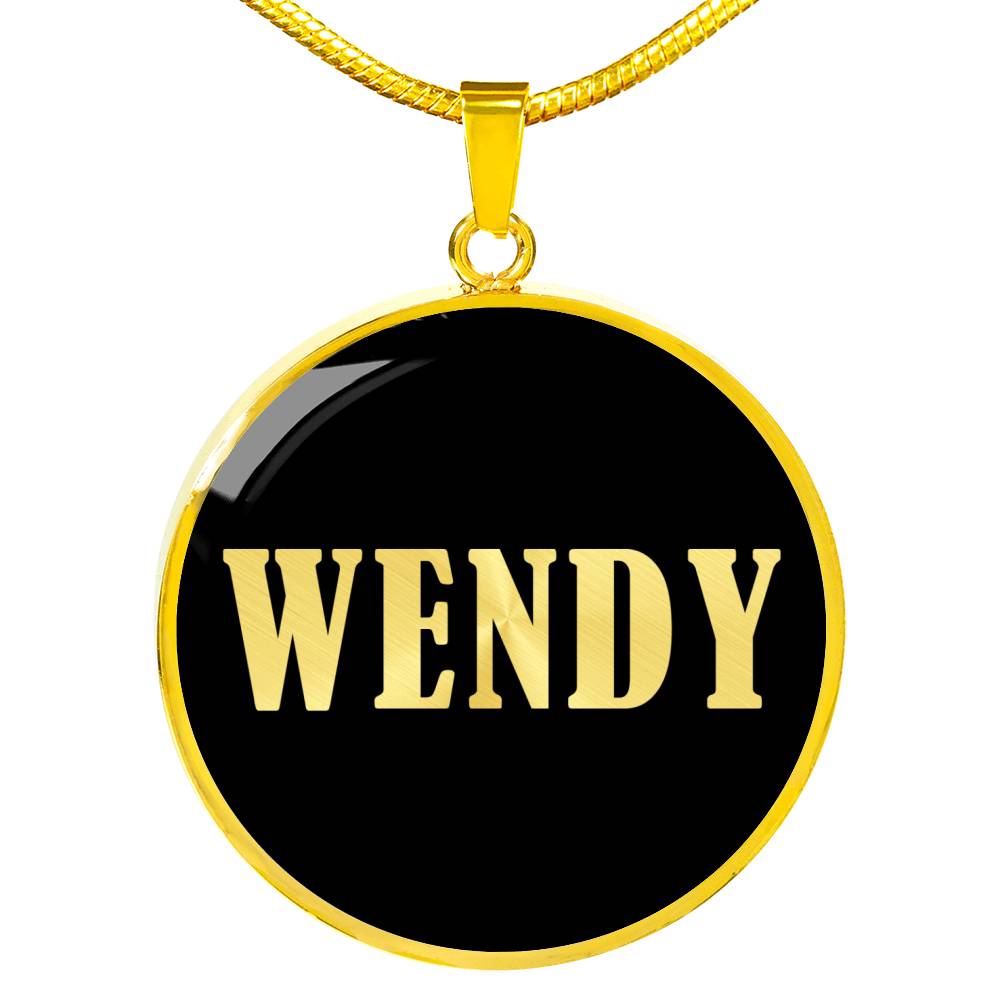 Wendy v02 - 18k Gold Finished Luxury Necklace
