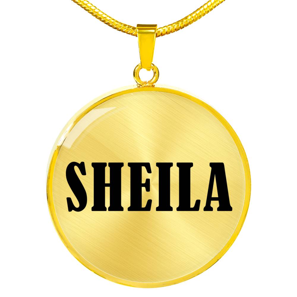 Sheila v01 - 18k Gold Finished Luxury Necklace