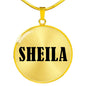 Sheila v01 - 18k Gold Finished Luxury Necklace