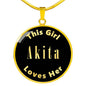Akita v2 - 18k Gold Finished Luxury Necklace