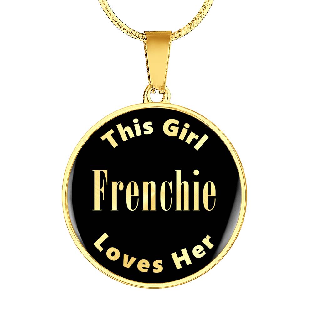 Frenchie v1 - 18k Gold Finished Luxury Necklace
