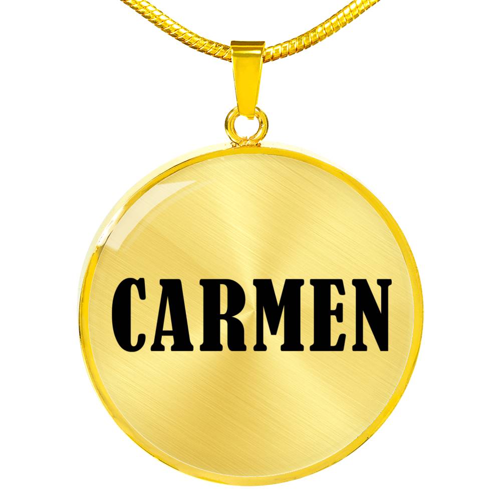 Carmen v01 - 18k Gold Finished Luxury Necklace