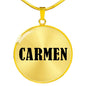 Carmen v01 - 18k Gold Finished Luxury Necklace