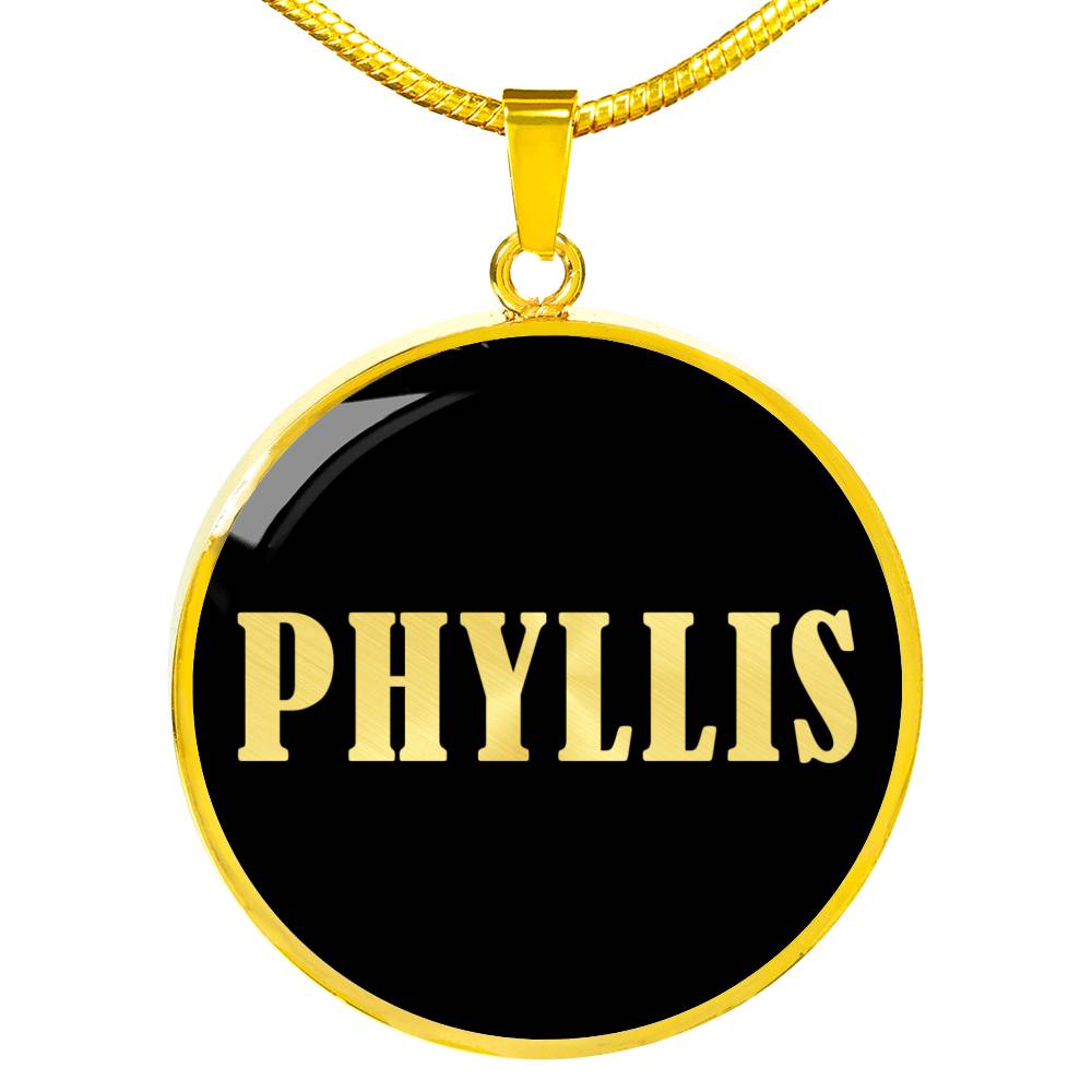 Phyllis v02 - 18k Gold Finished Luxury Necklace
