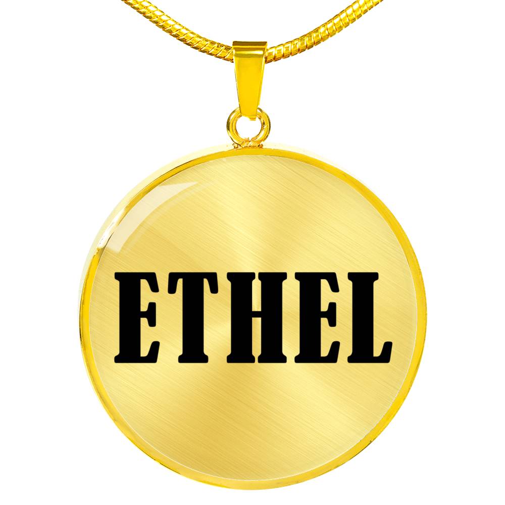Ethel v01 - 18k Gold Finished Luxury Necklace