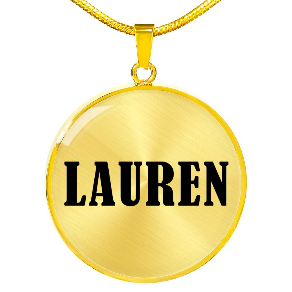 Lauren v01 - 18k Gold Finished Luxury Necklace