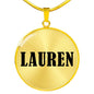 Lauren v01 - 18k Gold Finished Luxury Necklace