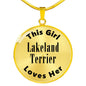 Lakeland Terrier - 18k Gold Finished Luxury Necklace
