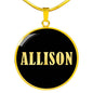 Allison v02 - 18k Gold Finished Luxury Necklace