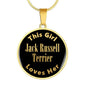 Jack Russell Terrier v2 - 18k Gold Finished Luxury Necklace