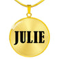 Julie v01 - 18k Gold Finished Luxury Necklace