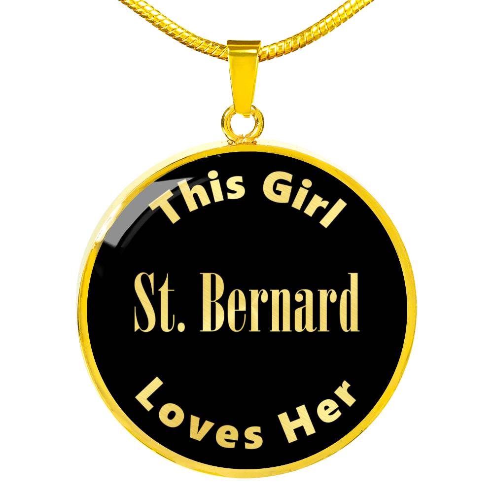 St. Bernard v2 - 18k Gold Finished Luxury Necklace