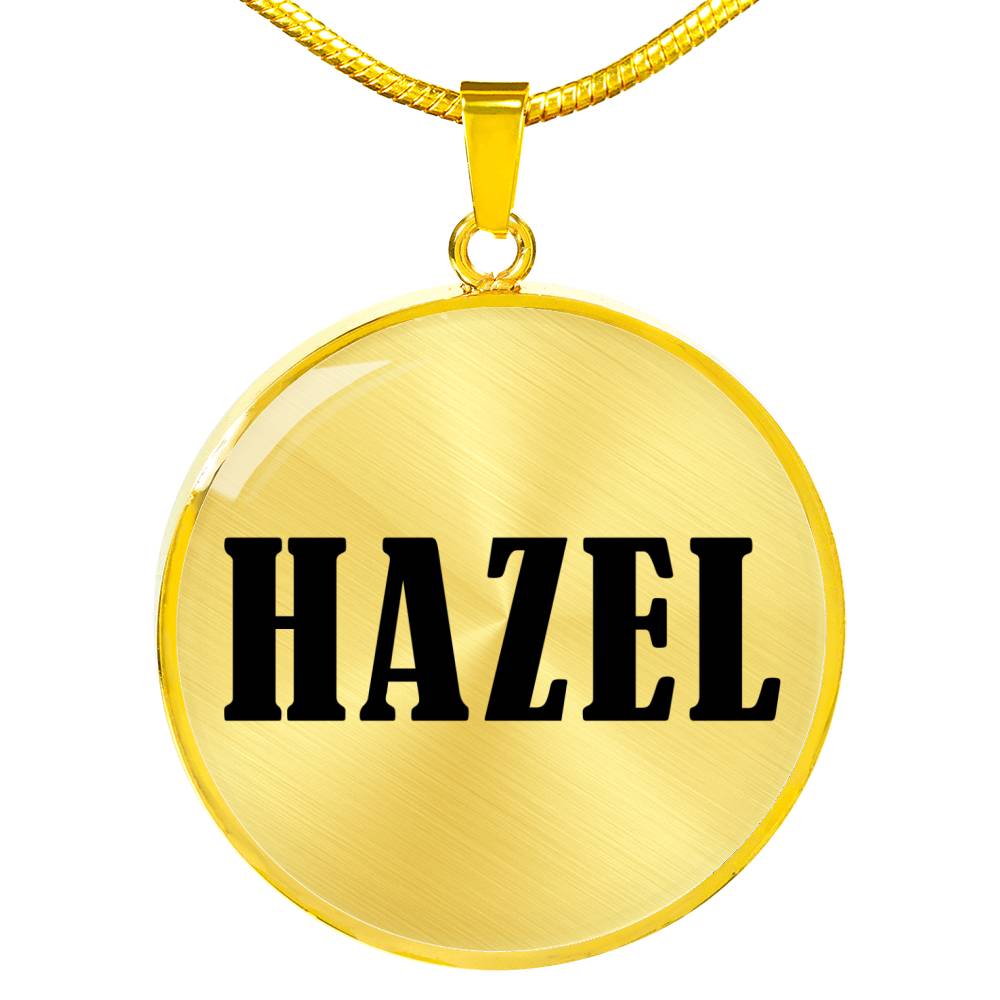 Hazel v01 - 18k Gold Finished Luxury Necklace