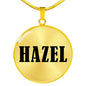 Hazel v01 - 18k Gold Finished Luxury Necklace