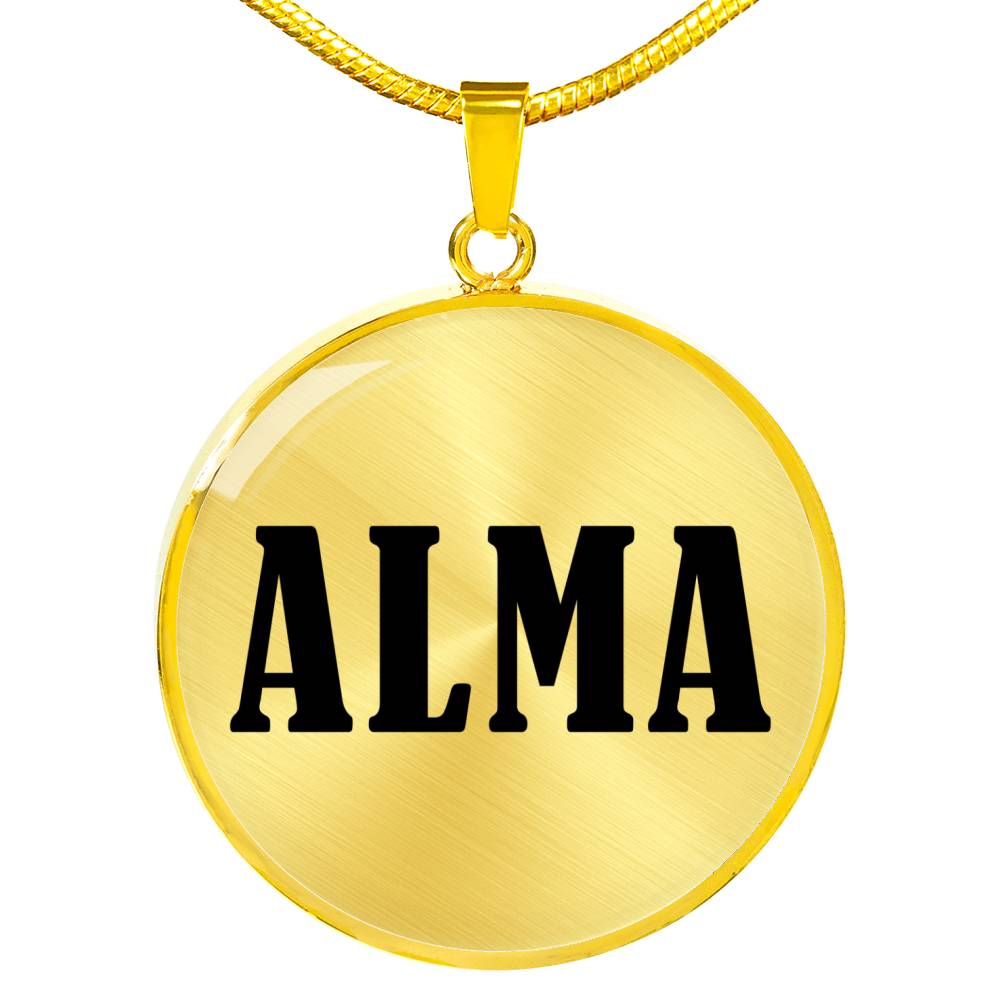 Alma v01 - 18k Gold Finished Luxury Necklace