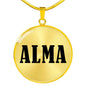 Alma v01 - 18k Gold Finished Luxury Necklace