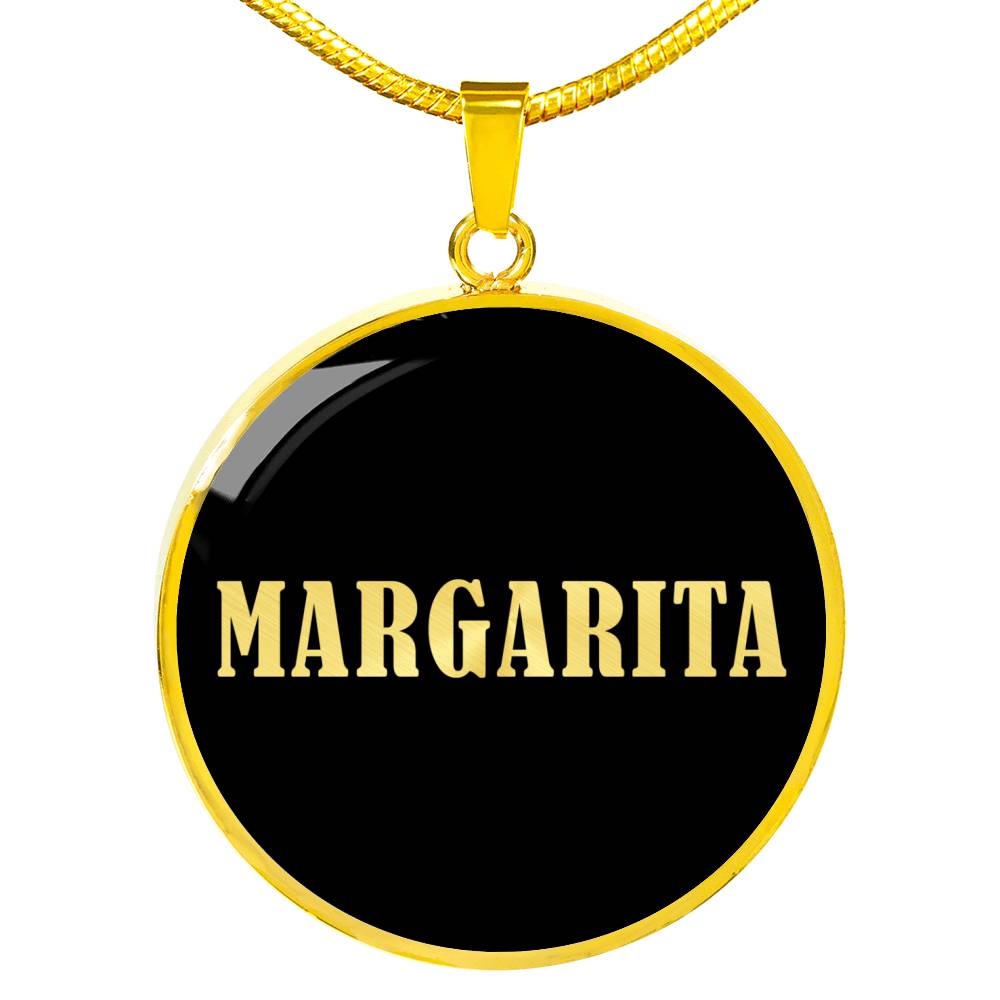 Margarita v02 - 18k Gold Finished Luxury Necklace