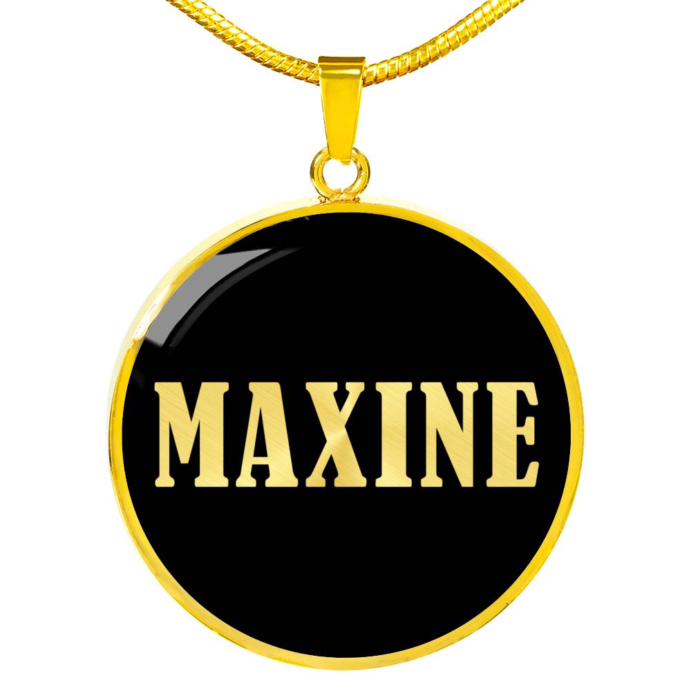 Maxine v02 - 18k Gold Finished Luxury Necklace