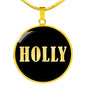 Holly v02 - 18k Gold Finished Luxury Necklace