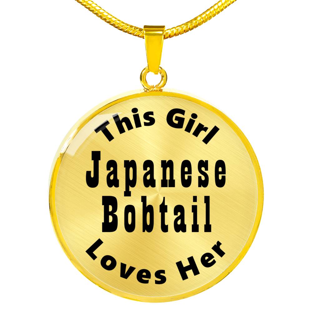 Japanese Bobtail - 18k Gold Finished Luxury Necklace