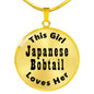 Japanese Bobtail - 18k Gold Finished Luxury Necklace