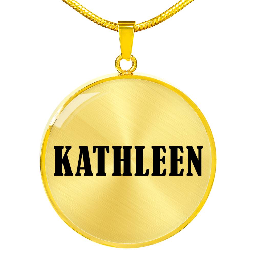Kathleen v01 - 18k Gold Finished Luxury Necklace
