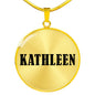 Kathleen v01 - 18k Gold Finished Luxury Necklace