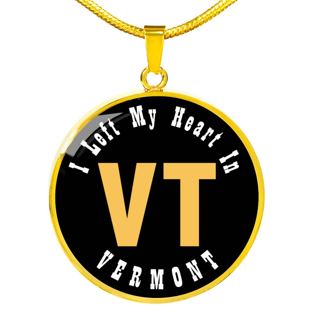 Heart In Vermont - 18k Gold Finished Luxury Necklace