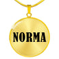 Norma v01 - 18k Gold Finished Luxury Necklace